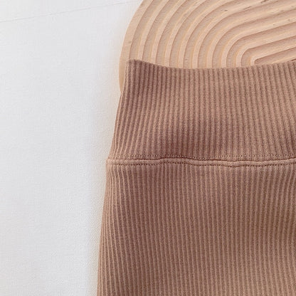 -ベビー 裏起毛 リブ レギンス パンツ【mh0001488】 - mamahalo shop - レギンスパンツ -  べビー服 - 子供服 - 男の子 - 女の子