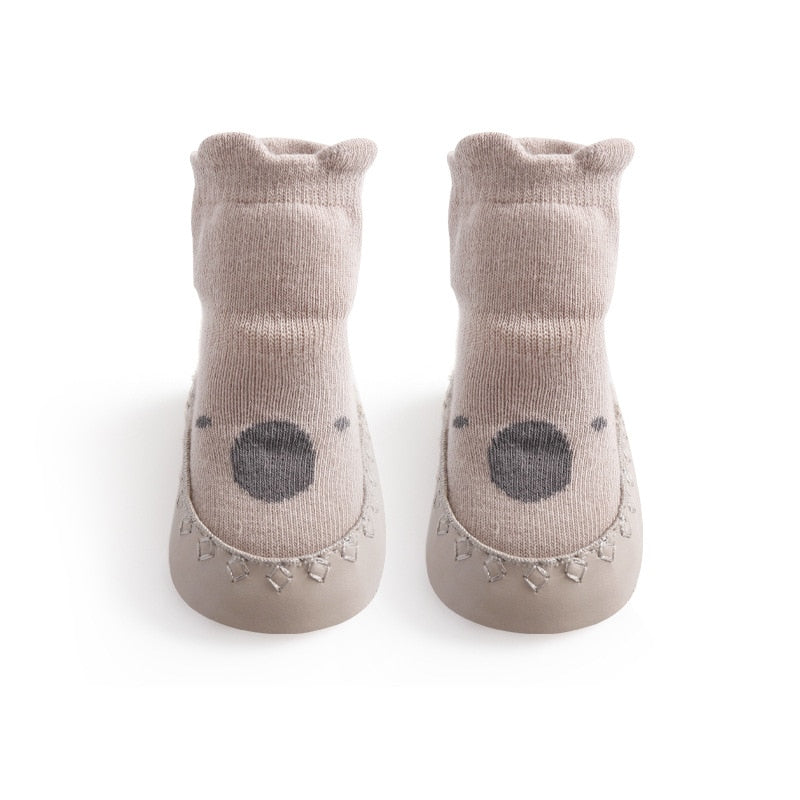 -ベビー アニマル 動物 ルームシューズ ソックス 靴下 ファーストシューズ 室内ばき - mamahalo shop - ベビー用靴下・タイツ -  べビー服 - 子供服 - 男の子 - 女の子