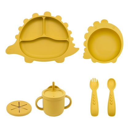 -# セット ベビー シリコン 食器 プレート スプーン 吸盤 ボウル フォーク 恐竜 ストロー カップ【mh0001502】 - mamahalo shop - ベビーキッズ食器 -  べビー服 - 子供服 - 男の子 - 女の子