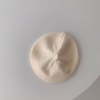 -ベビー ニット ベレー帽 帽子【mh0001142】 - mamahalo shop - ベビー用帽子 -  べビー服 - 子供服 - 男の子 - 女の子