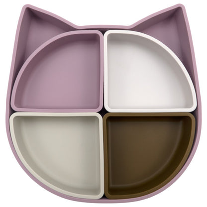 -# ベビー セット シリコン プレート トレーニング スプーン 食器  ネコ【mh0001583】 - mamahalo shop - ベビーキッズ食器 -  べビー服 - 子供服 - 男の子 - 女の子