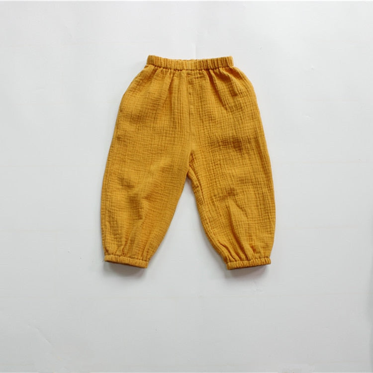 -キッズ コットンルーズ サマーパンツ【mh0000831】 - mamahalo shop - ロングパンツ・スウェットパンツ -  べビー服 - 子供服 - 男の子 - 女の子