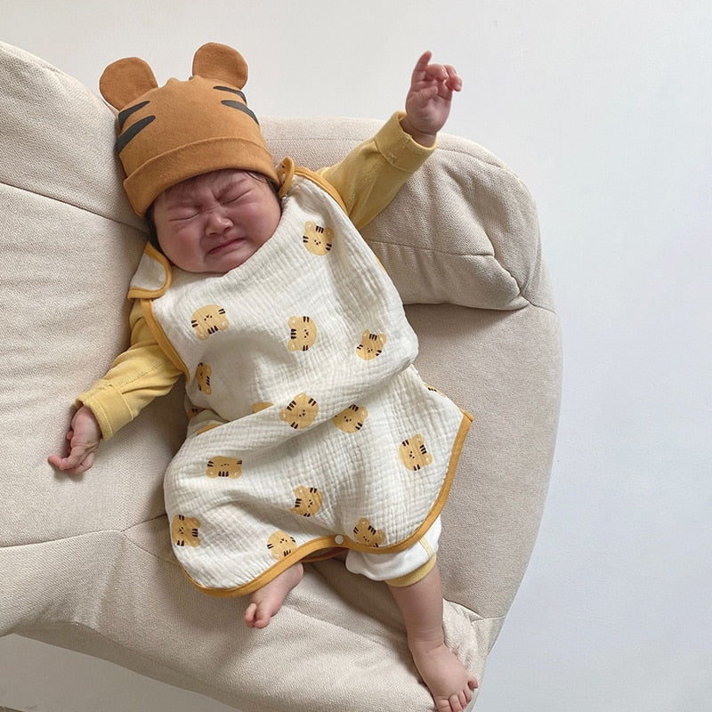 -ベビー サマー スリーパー くま ベア うさぎ りす 恐竜 ダイナソー タイガー 虎 - mamahalo shop - スリーパー -  べビー服 - 子供服 - 男の子 - 女の子