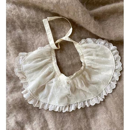 -ベビー レース フリル エプロン【mh0001531】 - mamahalo shop - ベビーキッズその他アクセサリー -  べビー服 - 子供服 - 男の子 - 女の子