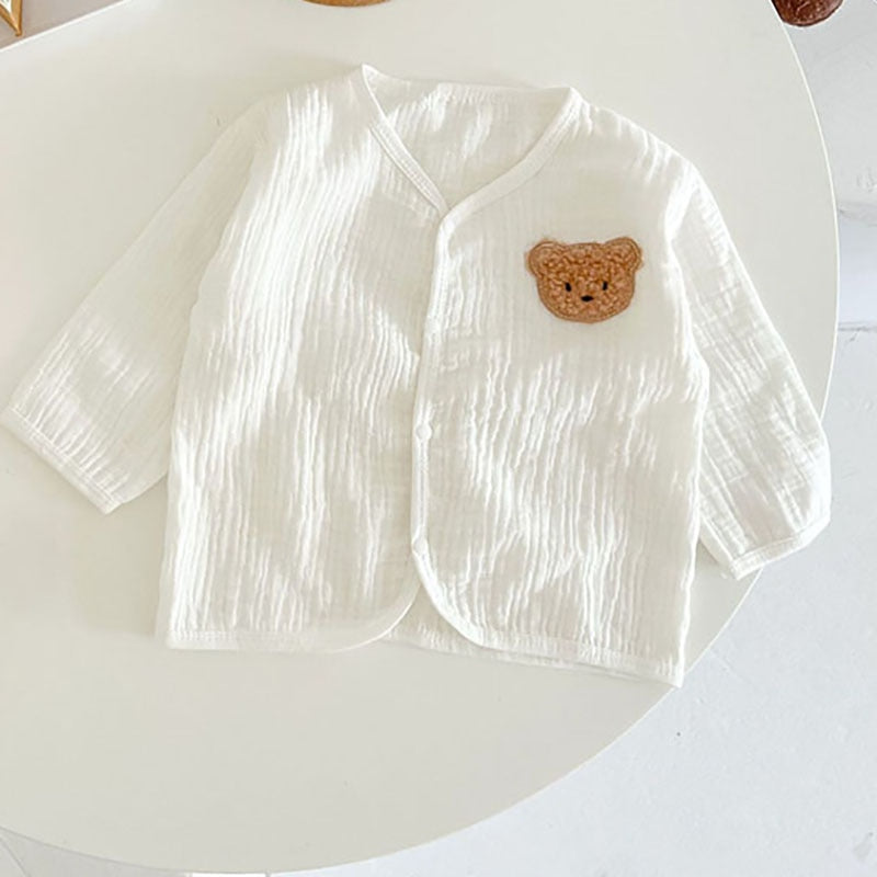 -ベビー くま ベア ノースリーブ ジャンプスーツ 帽子 カーディガン【mh0001467】 - mamahalo shop - ノースリーブロンパース -  べビー服 - 子供服 - 男の子 - 女の子