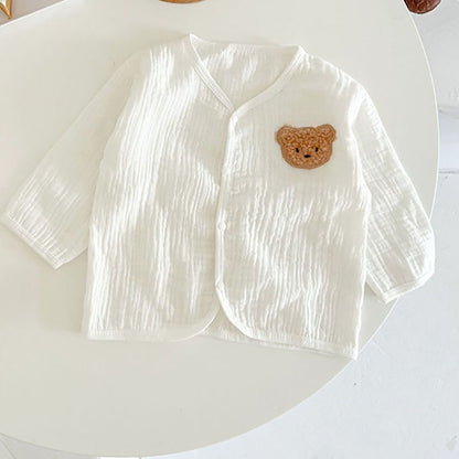 -ベビー くま ベア ノースリーブ ジャンプスーツ 帽子 カーディガン【mh0001467】 - mamahalo shop - ノースリーブロンパース -  べビー服 - 子供服 - 男の子 - 女の子