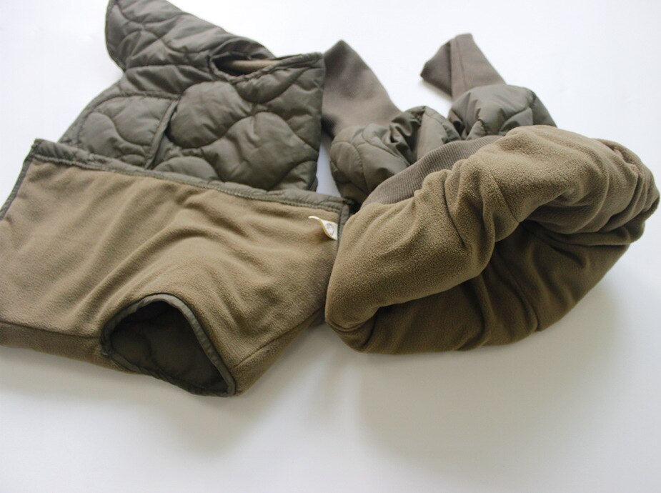 -キッズ キルティング 裏フリース スウェット ベスト パンツ - mamahalo shop - ベスト -  べビー服 - 子供服 - 男の子 - 女の子