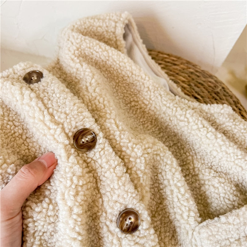 -キッズ フリース ノースリーブ ジャンプスーツ オーバーオール【mh0001394】 - mamahalo shop - ノースリーブジャンプスーツ -  べビー服 - 子供服 - 男の子 - 女の子