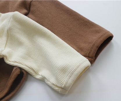 -キッズ レインボー 長袖 ルーズ Tシャツ トップス - mamahalo shop - 長袖Tシャツ -  べビー服 - 子供服 - 男の子 - 女の子