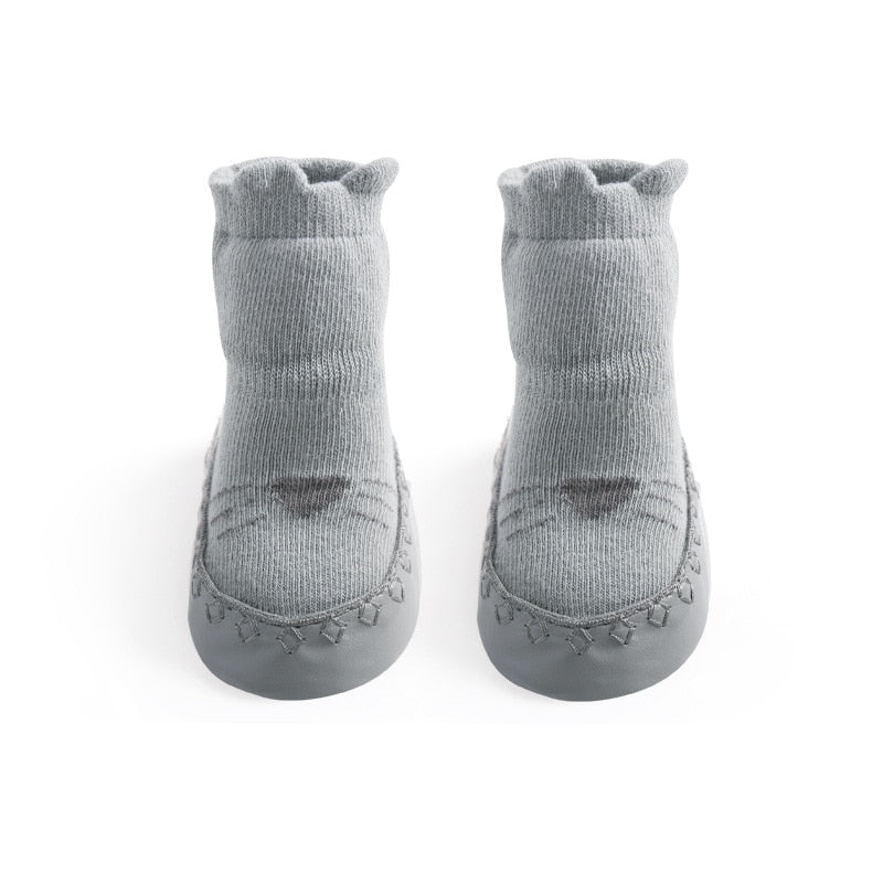 -ベビー アニマル 動物 ルームシューズ ソックス 靴下 ファーストシューズ 室内ばき - mamahalo shop - ベビー用靴下・タイツ -  べビー服 - 子供服 - 男の子 - 女の子