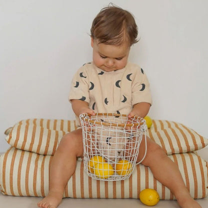 -ベビー 月 ムーン 半袖 ロンパース ジャンプスーツ【mh0000856】 - mamahalo shop - 半袖ロンパース -  べビー服 - 子供服 - 男の子 - 女の子