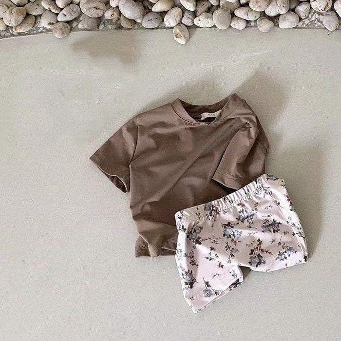 -ベビー 水着 セパレート ビキニ ワンピース フラワー リボン ラッシュガード スイムウェア【mh0000807】 - mamahalo shop - ベビー用水着 -  べビー服 - 子供服 - 男の子 - 女の子