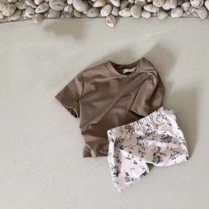 -ベビー 水着 セパレート ビキニ ワンピース フラワー リボン ラッシュガード スイムウェア【mh0000807】 - mamahalo shop - ベビー用水着 -  べビー服 - 子供服 - 男の子 - 女の子