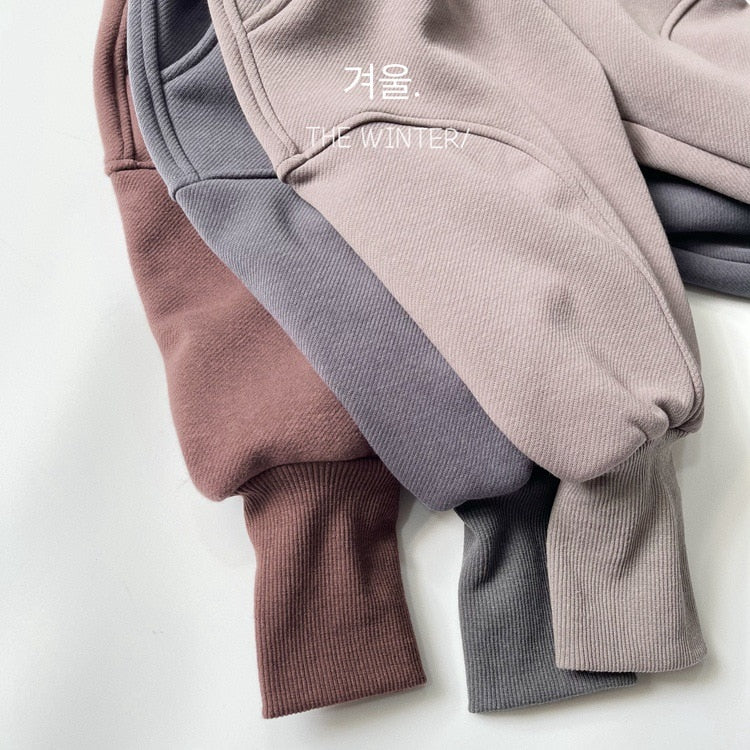 -キッズ 裏フリース スウェット Vネック トレーナー パンツ【mh0001056】 - mamahalo shop - トレーナー・フーディ -  べビー服 - 子供服 - 男の子 - 女の子