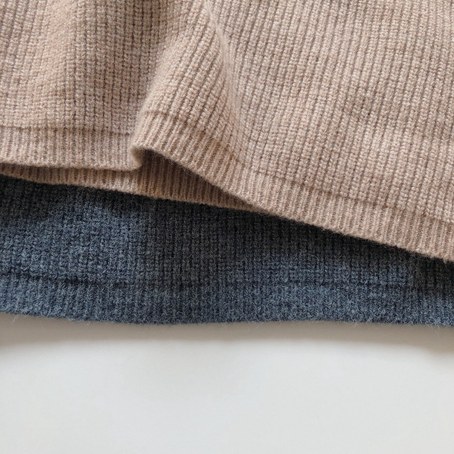 -キッズ ニットベスト シンプルベーシック 2カラー【mh0000235】 - mamahalo shop - ベスト -  べビー服 - 子供服 - 男の子 - 女の子