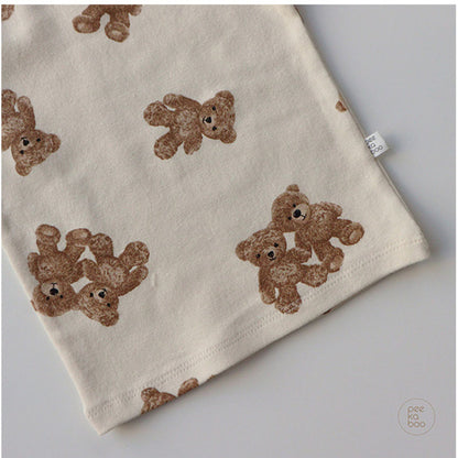 -ベビー セットアップ くま うさぎ パジャマ ロンパース パンツ Tシャツ - mamahalo shop - 長袖パジャマ -  べビー服 - 子供服 - 男の子 - 女の子