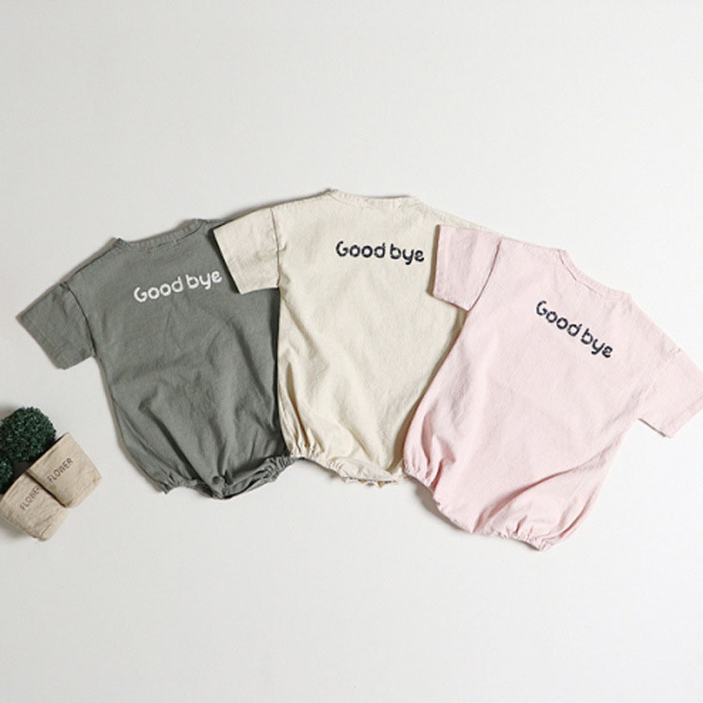 -ベビー HELLO  半袖 ロンパース【mh0000562】 - mamahalo shop - 半袖ロンパース -  べビー服 - 子供服 - 男の子 - 女の子