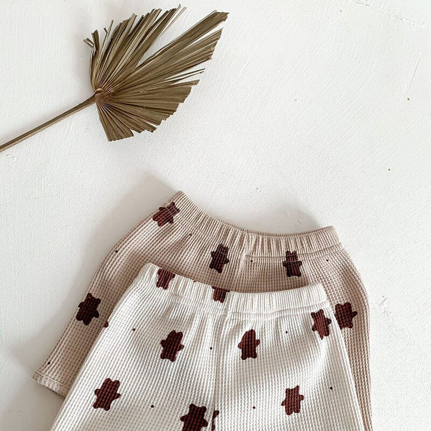 -ベビー セットアップ くま ベア タンクトップ パンツ【mh0000805】 - mamahalo shop - ノースリーブセットアップ -  べビー服 - 子供服 - 男の子 - 女の子