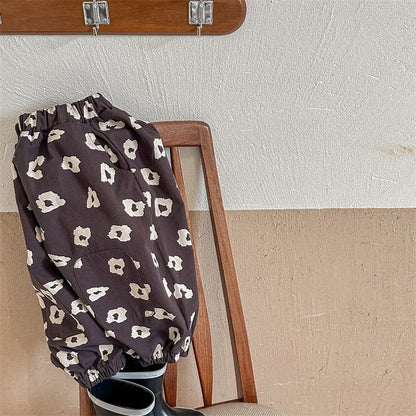 ロングパンツ・スウェットパンツ Dark Gray / 12M 80cm キッズ レオパード ロング ルーズ パンツ【mh0001550】