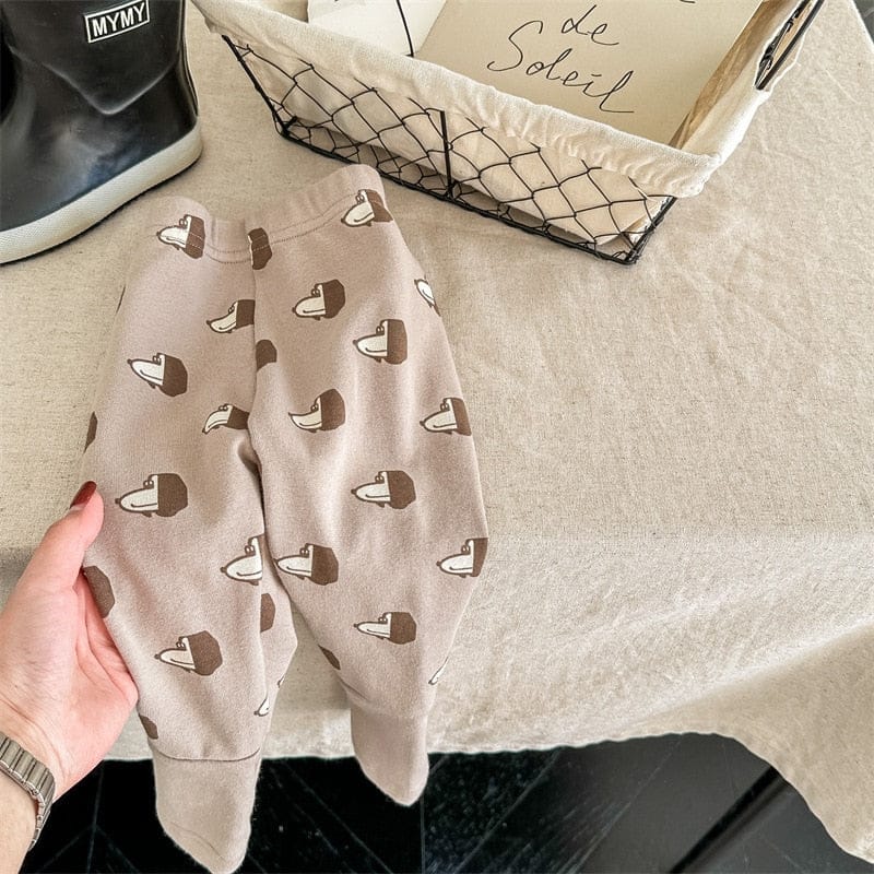 レギンスパンツ キッズ 犬 いぬ DOG プリント レギンス パンツ【mh0001277】