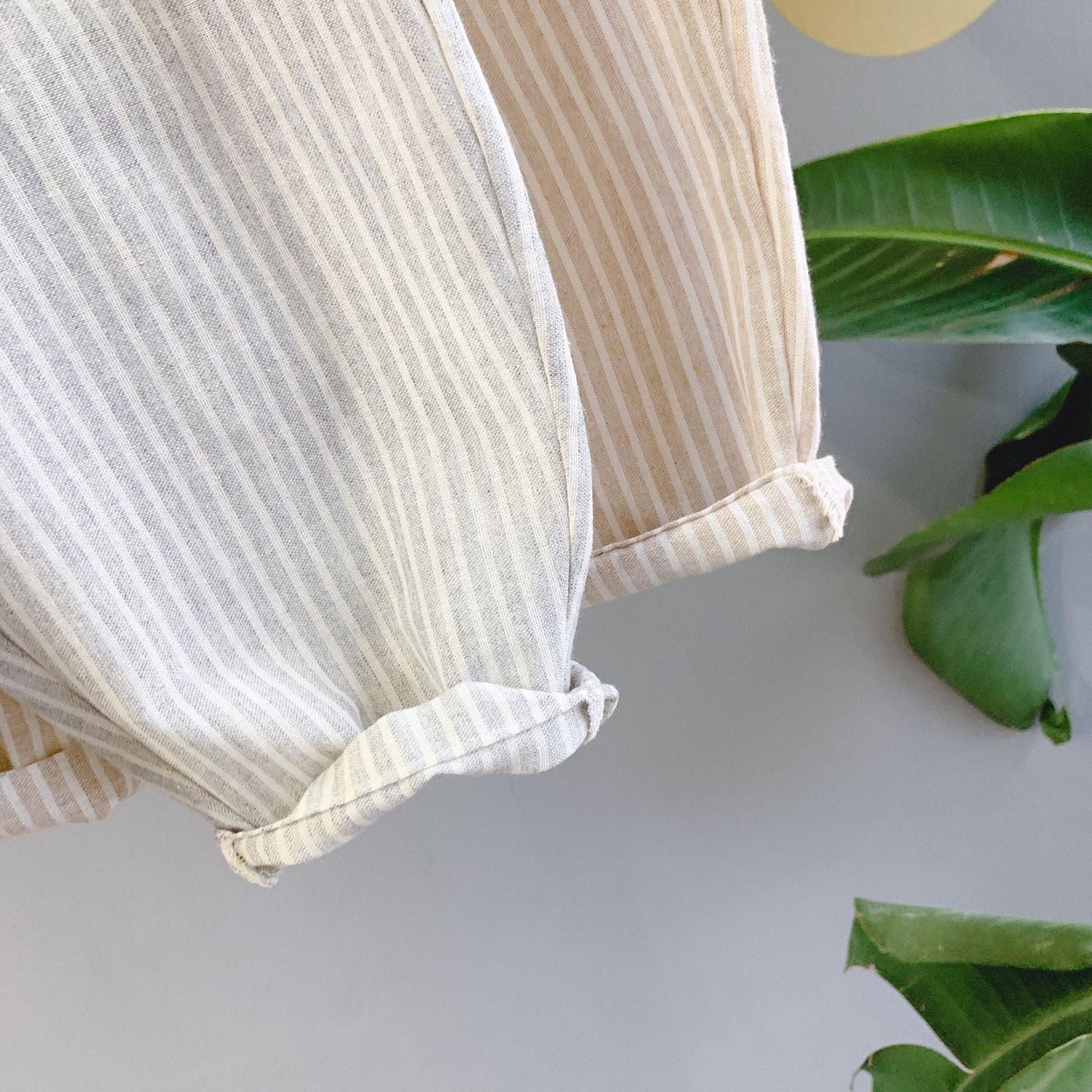 ロングパンツ・スウェットパンツ キッズ ストライプ ハーレムパンツ【mh0000017】