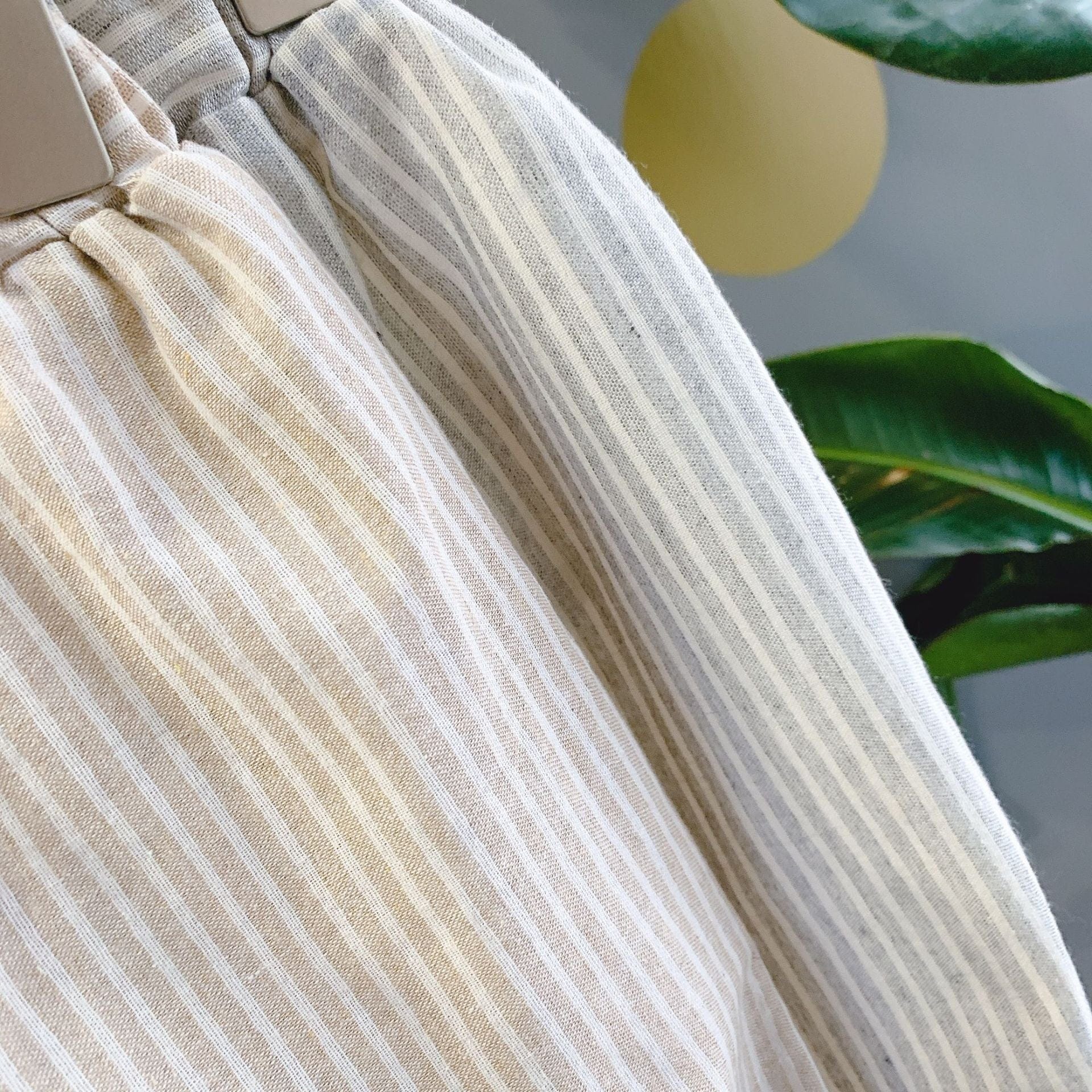 ロングパンツ・スウェットパンツ キッズ ストライプ ハーレムパンツ【mh0000017】