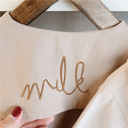 長袖シャツ・ブラウス キッズ セーラーカラー 刺繍 ブラウス【mh0000028】