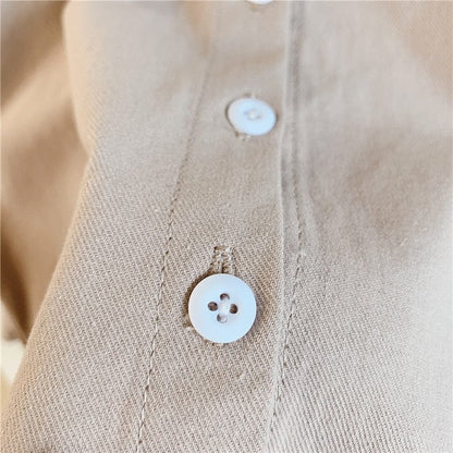 長袖シャツ・ブラウス キッズ セーラーカラー 刺繍 ブラウス【mh0000028】