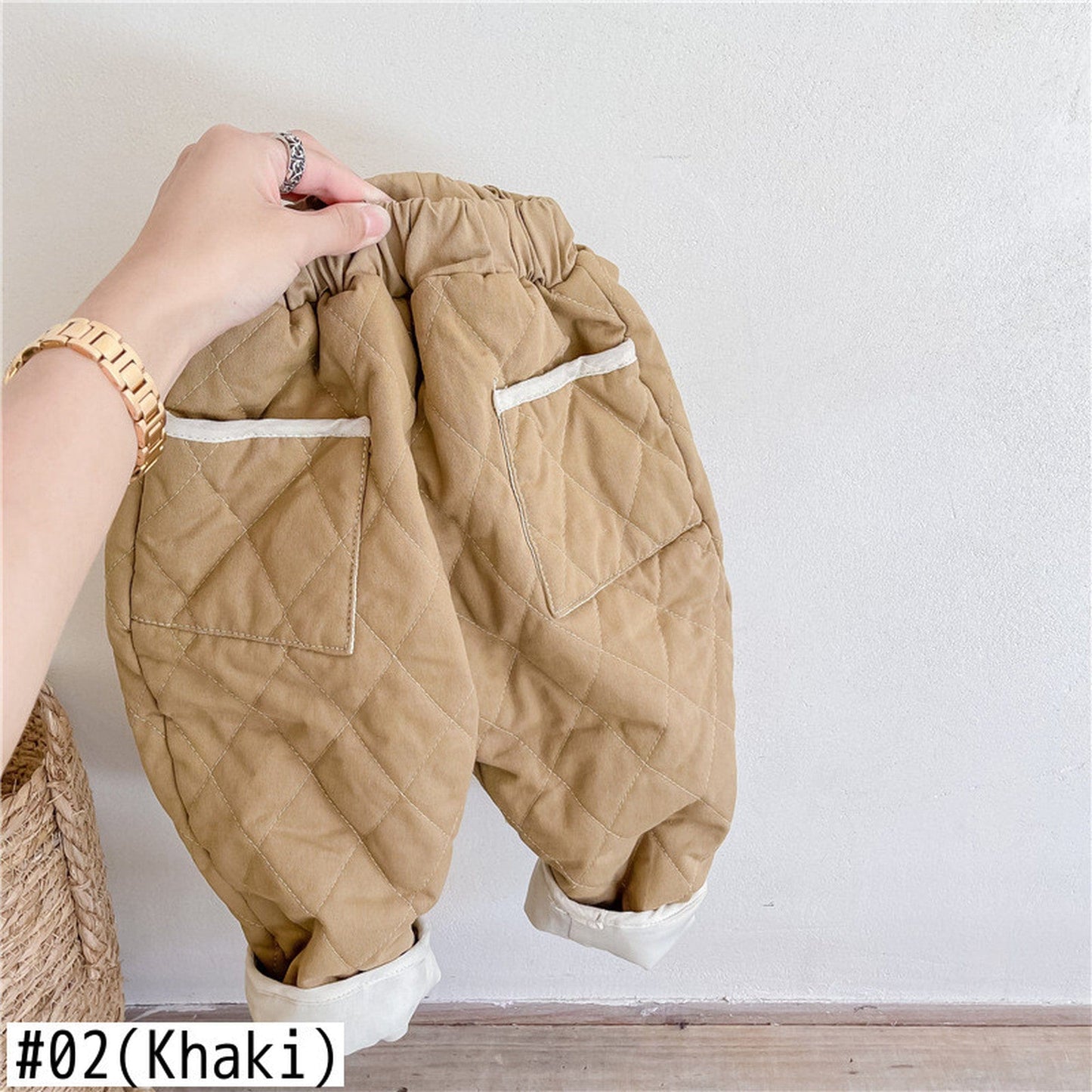 ロングパンツ・スウェットパンツ キッズ キルティング アウター パンツ【mh0000291】