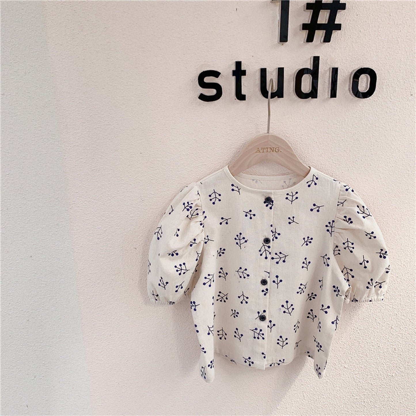 半袖シャツ・ブラウス キッズ パフスリーブ ブラウス【mh0000525】