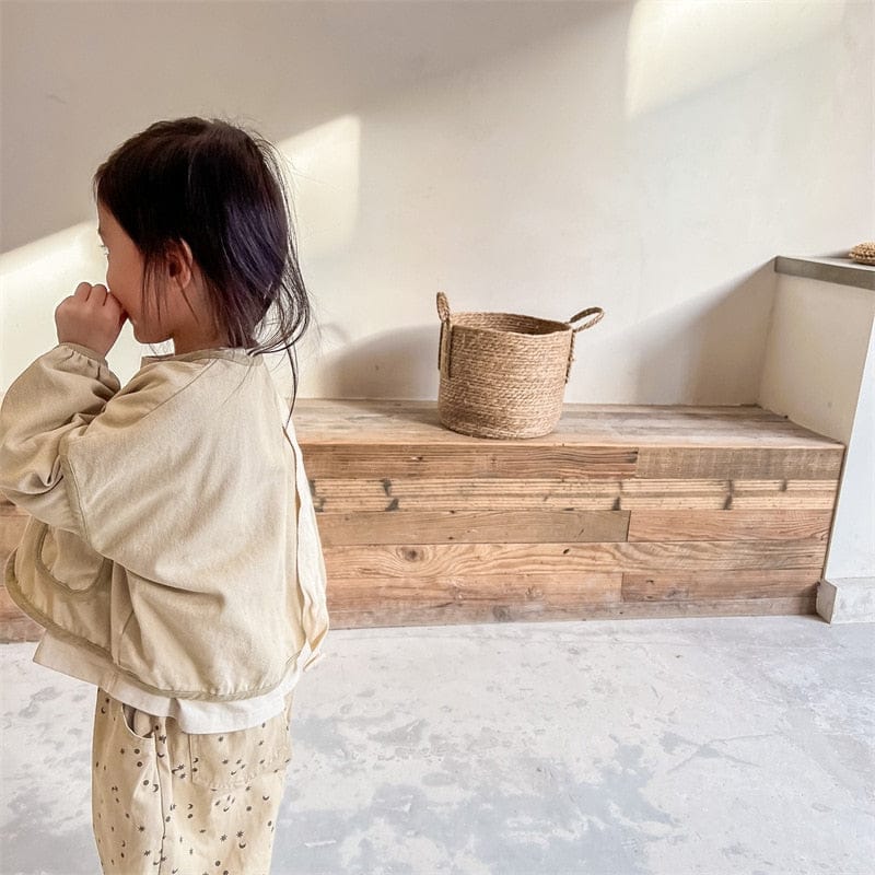 ショートコート・ジャケット・ジャンパー キッズ コットン カーディガンジャケット【mh0000595】