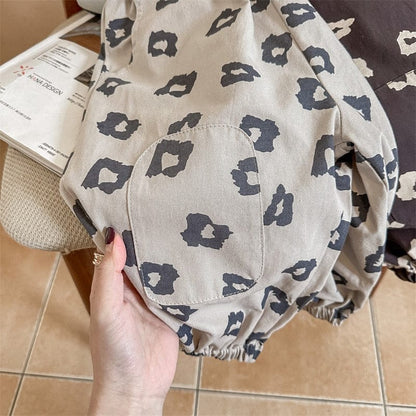 ロングパンツ・スウェットパンツ キッズ プリント ルーズ パンツ ズボン【mh0001216】