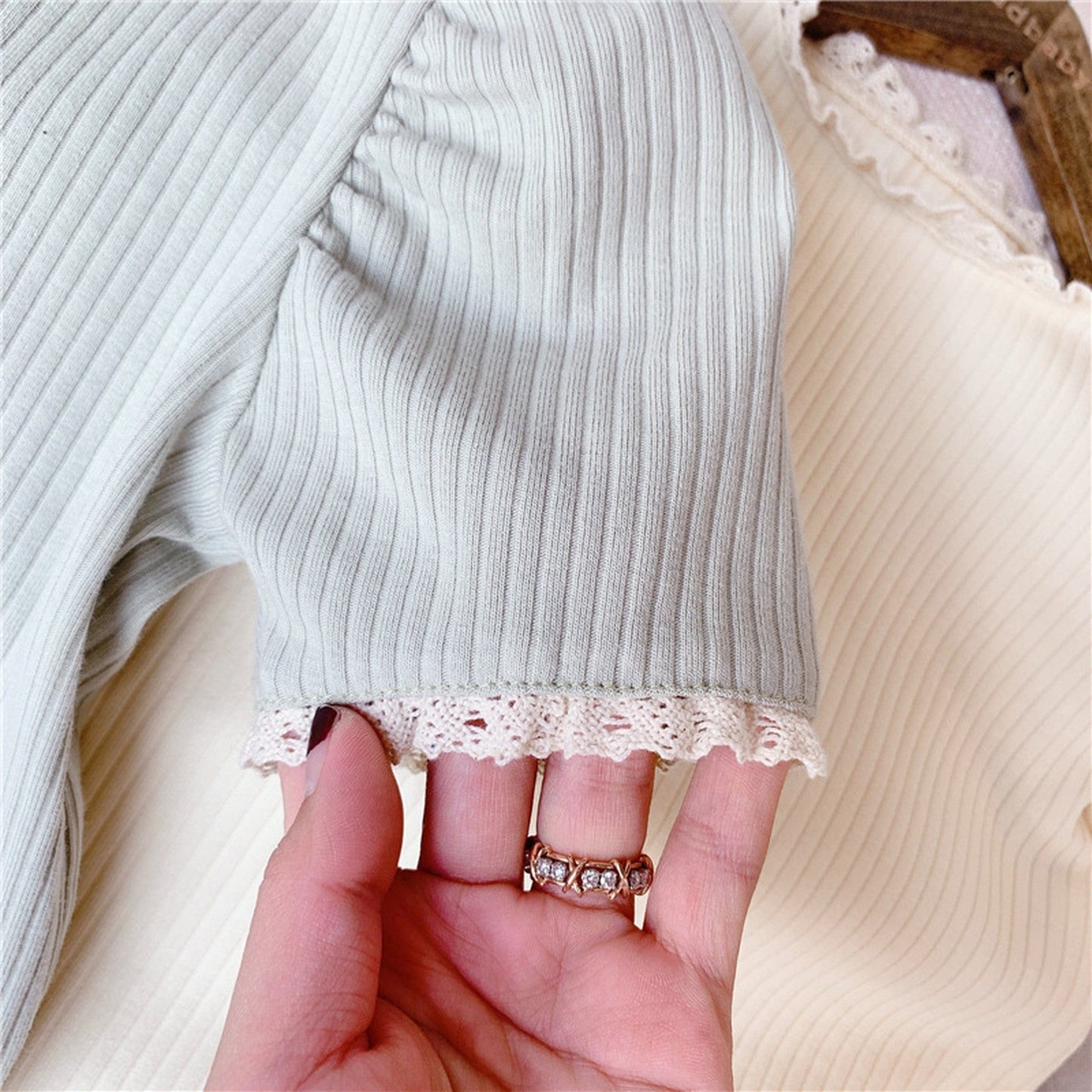 半袖Tシャツ キッズ レース 半袖 トップス【mh0000520】