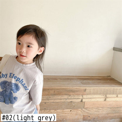 半袖Tシャツ キッズ うさぎ バニー ぞう エレファント 半袖 Tシャツ【mh0000791】