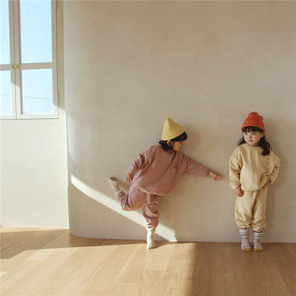 -キッズ セットアップ トップス パンツ スウェット【mh0000097】 - mamahalo shop - 長袖セットアップ -  べビー服 - 子供服 - 男の子 - 女の子