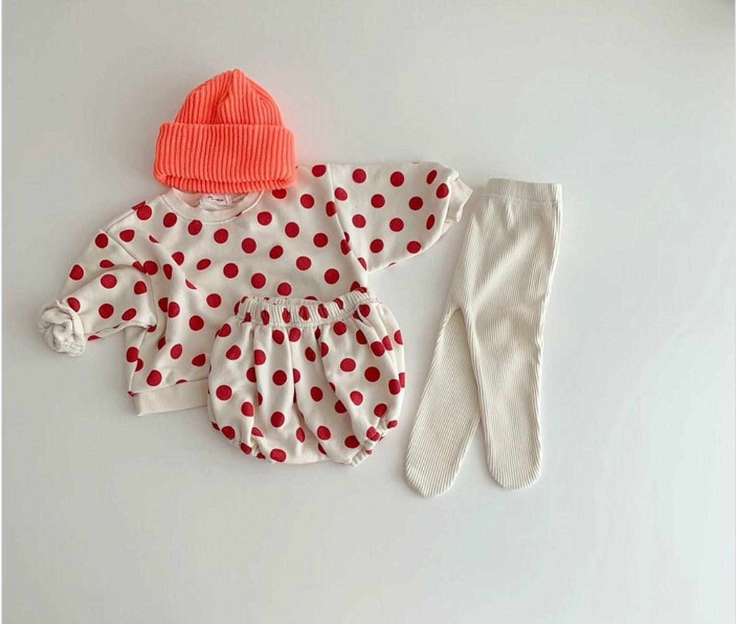 -ベビー リブ 足つき レギンス パンツ タイツ【mh0000074】 - mamahalo shop - レギンスパンツ -  べビー服 - 子供服 - 男の子 - 女の子