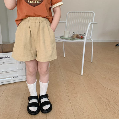 ハーフパンツ・ショートパンツ Khaki / 12M 80cm キッズ ルーズ ショートパンツ【mh0000828】