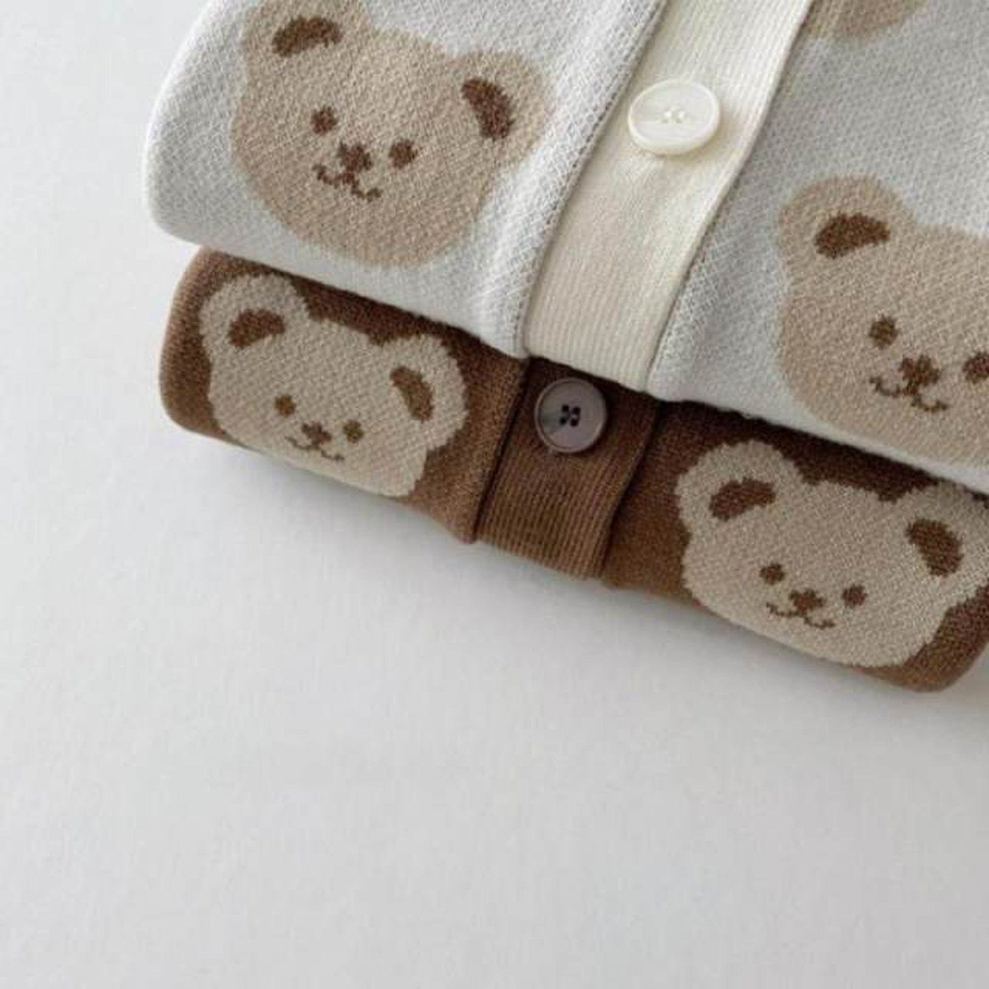 カーディガン・パーカー ベビー ニット くま ベア カーディガン【mh0000221】