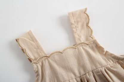 ノースリーブロンパース ベビー キャミソール スカート ロンパース【mh0000557】