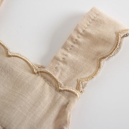 ノースリーブロンパース ベビー キャミソール スカート ロンパース【mh0000557】