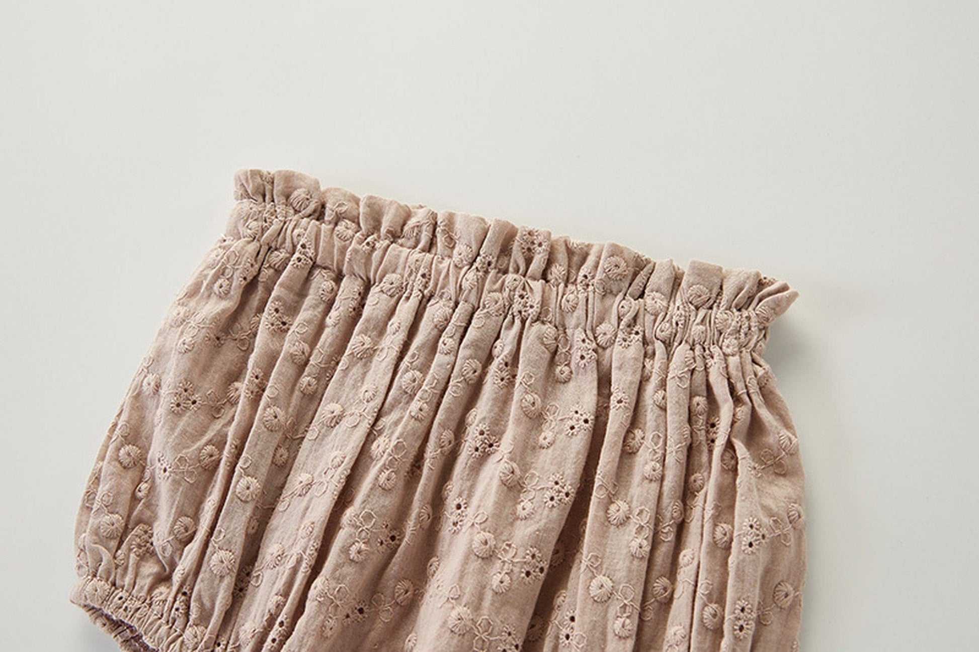 ノースリーブセットアップ ベビー セットアップ ノースリーブ ブラウス ブルマ パンツ ボンネット 帽子【mh0000739】