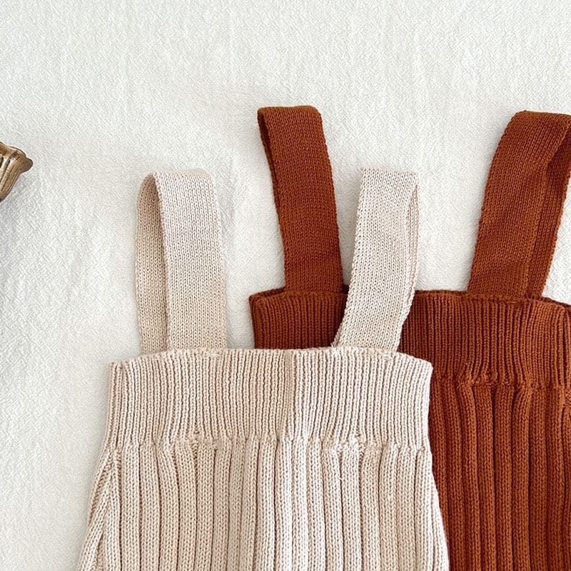 サロペットパンツ・サスペンダーパンツ ベビー キッズ ニット サスペンダー パンツ サロペット【mh0001492】