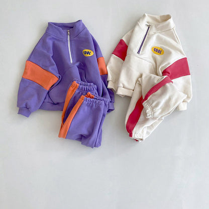 -ベビー キッズ スウェット セットアップ トップス パンツ【mh0000224】 - mamahalo shop - 長袖セットアップ -  べビー服 - 子供服 - 男の子 - 女の子