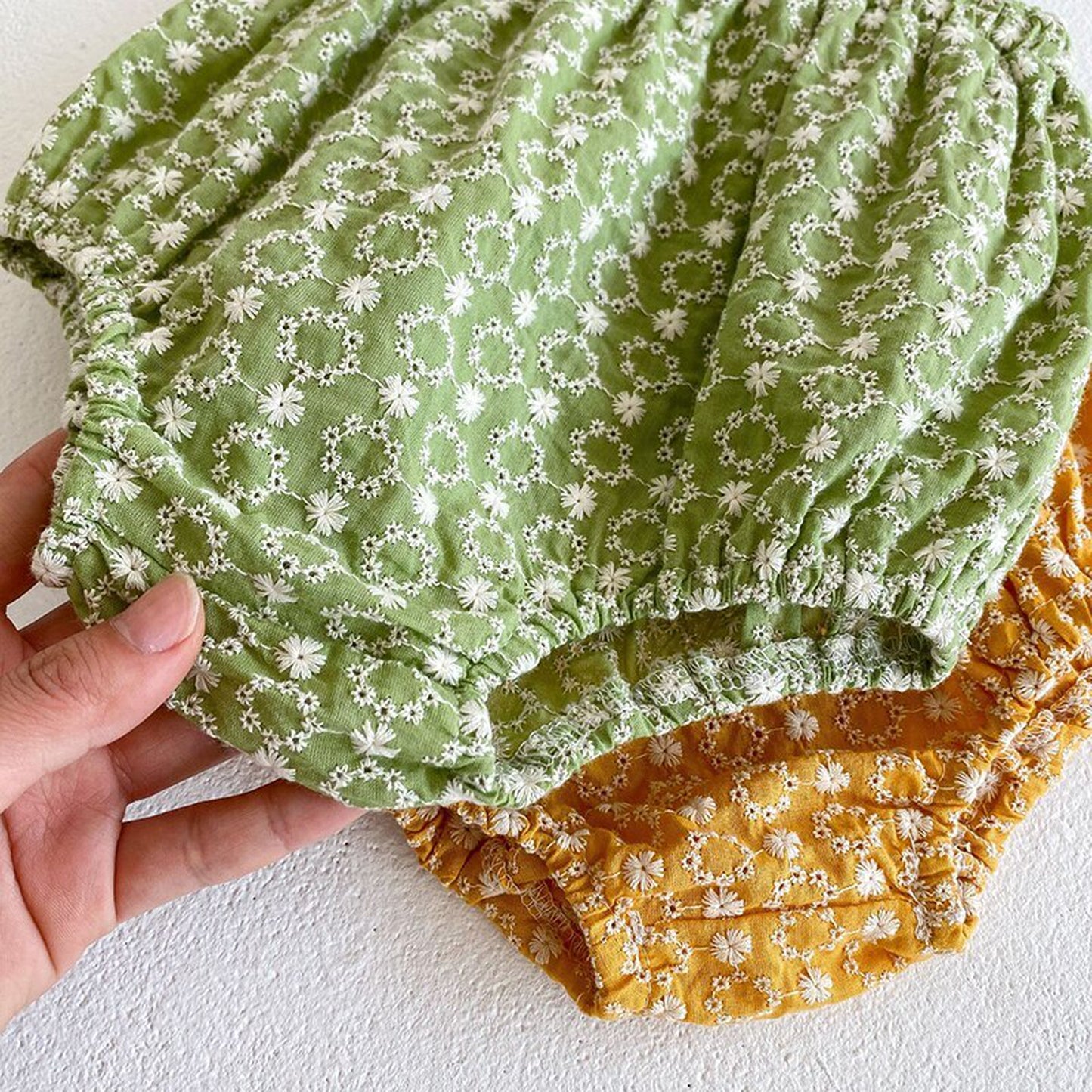 -ベビー フラワー 花柄 キャミチュニック ブルマー セット【mh0000467】 - mamahalo shop - ノースリーブセットアップ -  べビー服 - 子供服 - 男の子 - 女の子