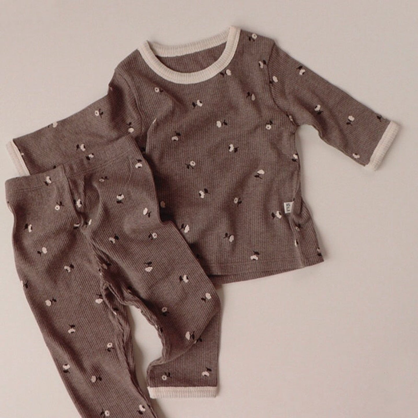 -ベビー フラワー セットアップ ロンパース トップス パンツ 帽子 ヘアバンド - mamahalo shop - ロンパースセットアップ -  べビー服 - 子供服 - 男の子 - 女の子