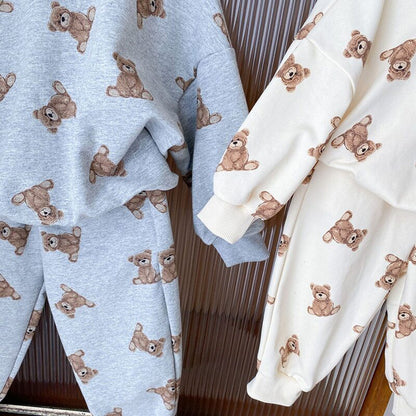 -キッズ セットアップ トレーナー パンツ スウェット【mh0000059】 - mamahalo shop - 長袖セットアップ -  べビー服 - 子供服 - 男の子 - 女の子