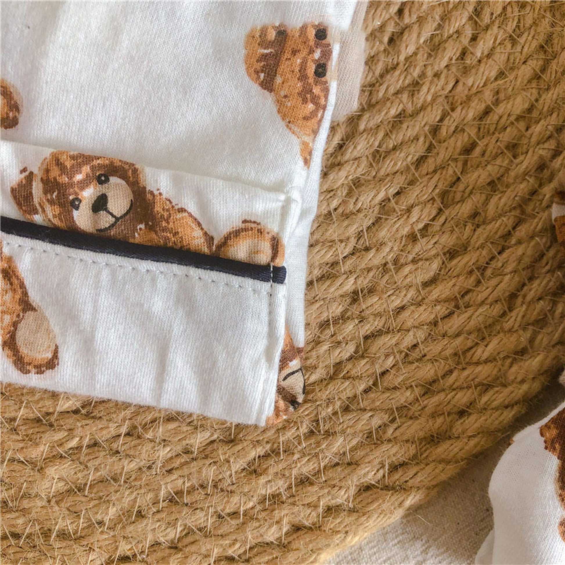 -キッズ くま 長袖パジャマセット【mh0000408】 - mamahalo shop - 長袖パジャマ -  べビー服 - 子供服 - 男の子 - 女の子