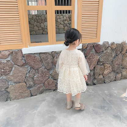 -キッズ レース サマードレス ワンピース【mh0000070】 - mamahalo shop - 長袖ワンピース -  べビー服 - 子供服 - 男の子 - 女の子