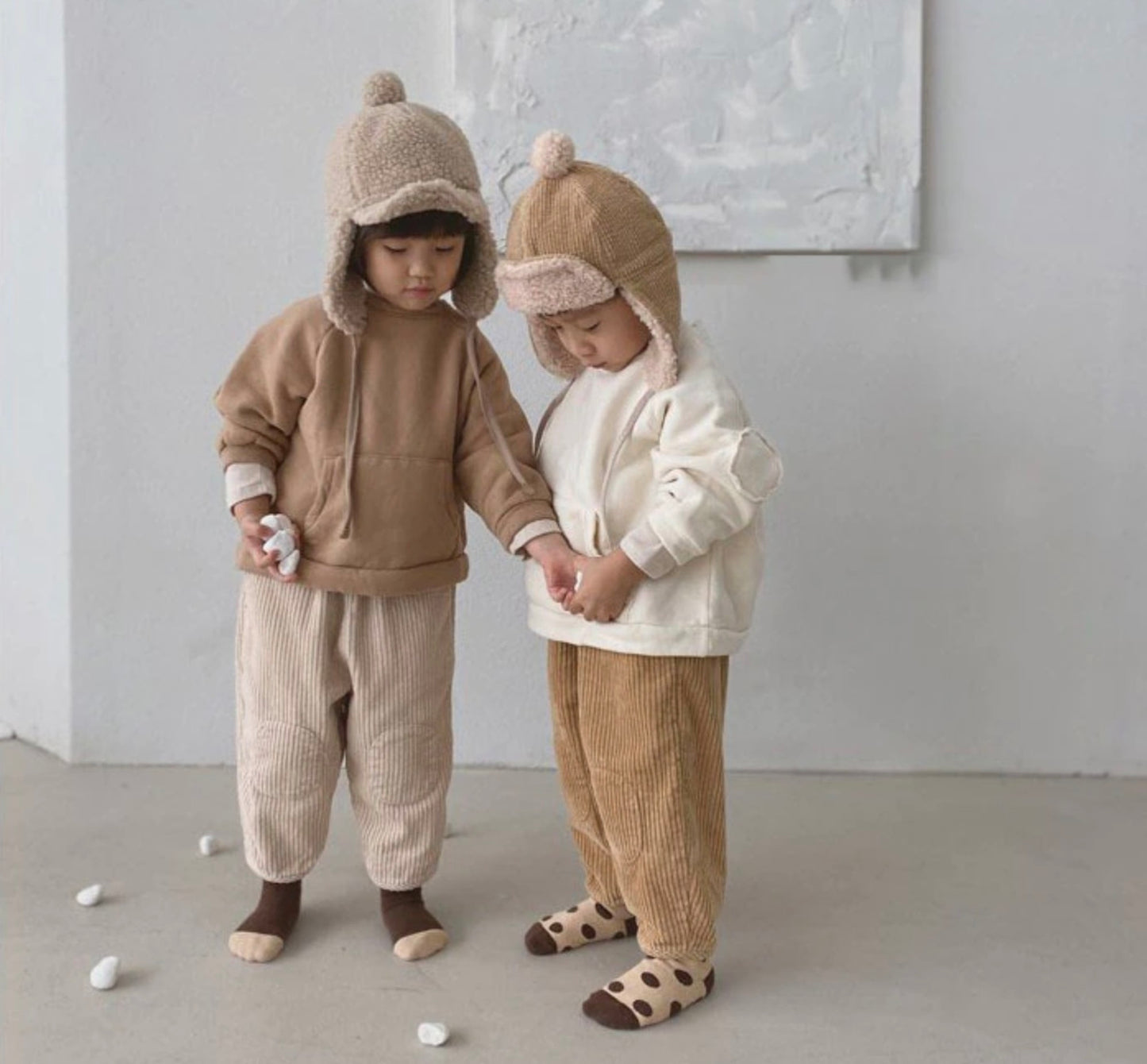 -ベビー コーデュロイ ルーズ パンツ【mh0000272】 - mamahalo shop - ロングパンツ・スウェットパンツ -  べビー服 - 子供服 - 男の子 - 女の子