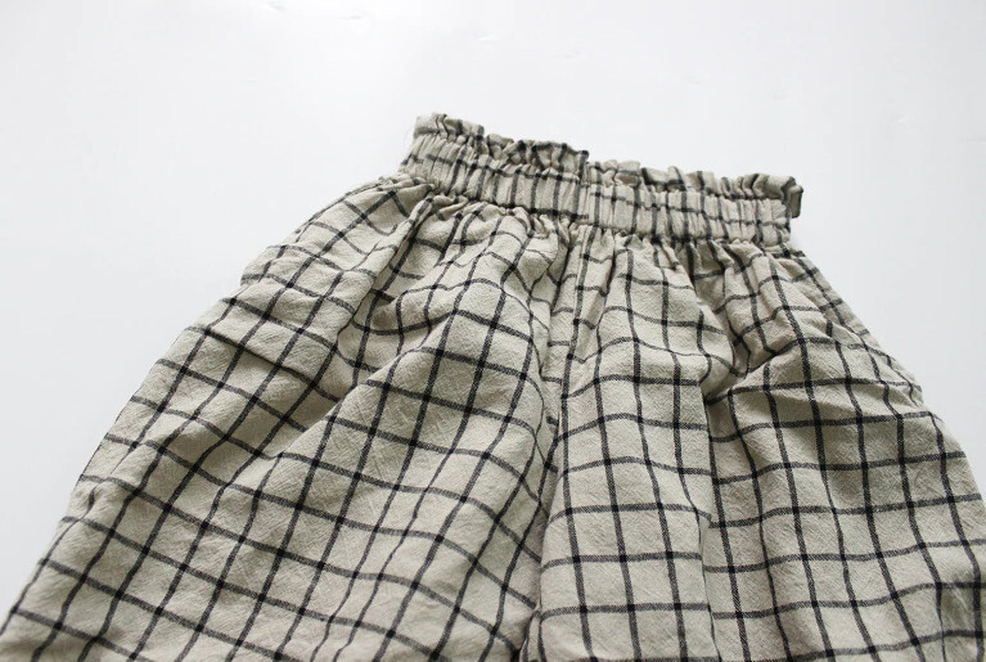 -キッズ チェック パンツ - mamahalo shop - ハーフパンツ・ショートパンツ -  べビー服 - 子供服 - 男の子 - 女の子